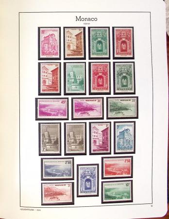 1885-2000, Collection de MONACO en 3 albums Leuchtturm