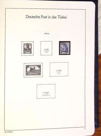 1885-2000, Collection de MONACO en 3 albums Leuchtturm