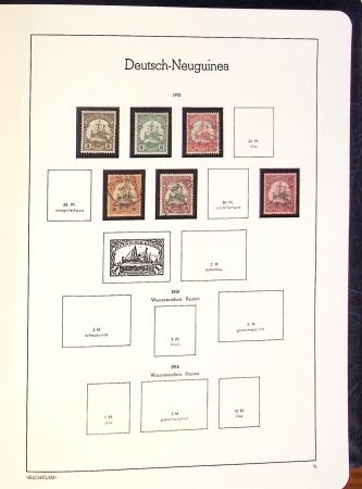 1885-2000, Collection de MONACO en 3 albums Leuchtturm