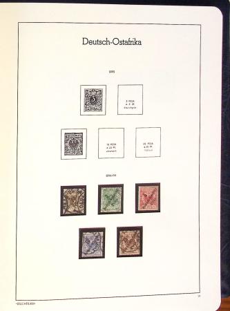 1885-2000, Collection de MONACO en 3 albums Leuchtturm