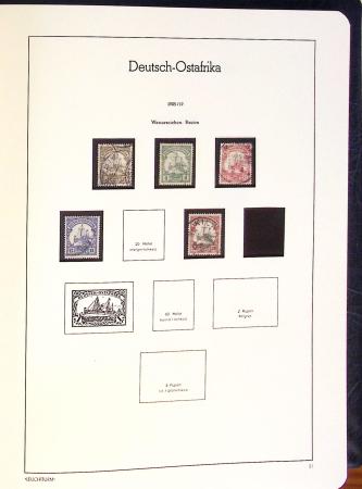 1885-2000, Collection de MONACO en 3 albums Leuchtturm