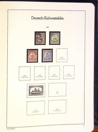 1885-2000, Collection de MONACO en 3 albums Leuchtturm
