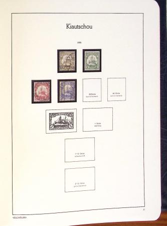 1885-2000, Collection de MONACO en 3 albums Leuchtturm