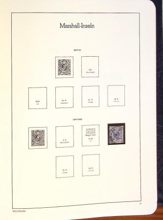 1885-2000, Collection de MONACO en 3 albums Leuchtturm