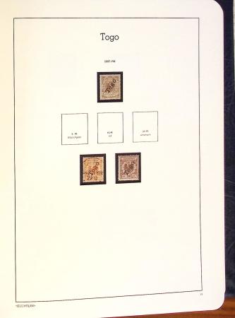 1885-2000, Collection de MONACO en 3 albums Leuchtturm