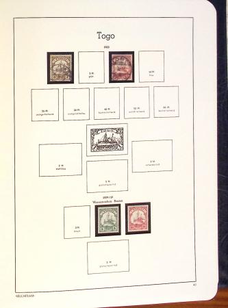 1885-2000, Collection de MONACO en 3 albums Leuchtturm