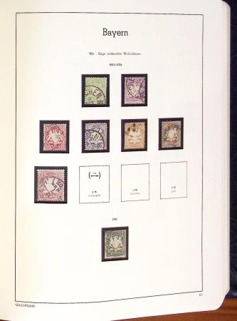 1885-2000, Collection de MONACO en 3 albums Leuchtturm