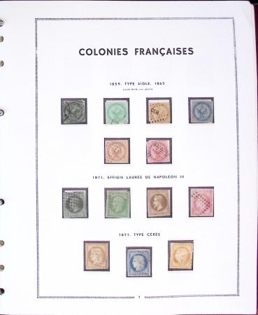 1859-2016, Très solide collection d'INDOCHINE, bureaux