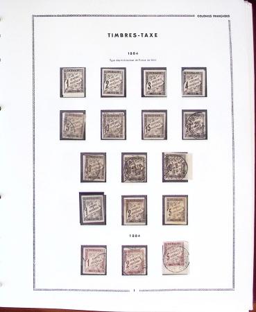 1859-2016, Très solide collection d'INDOCHINE, bureaux