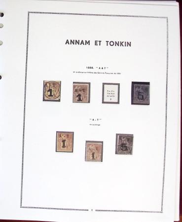 1859-2016, Très solide collection d'INDOCHINE, bureaux