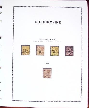 1859-2016, Très solide collection d'INDOCHINE, bureaux