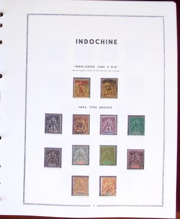 1859-2016, Très solide collection d'INDOCHINE, bureaux