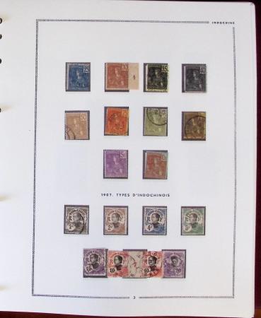 1859-2016, Très solide collection d'INDOCHINE, bureaux