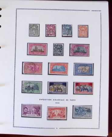 1859-2016, Très solide collection d'INDOCHINE, bureaux