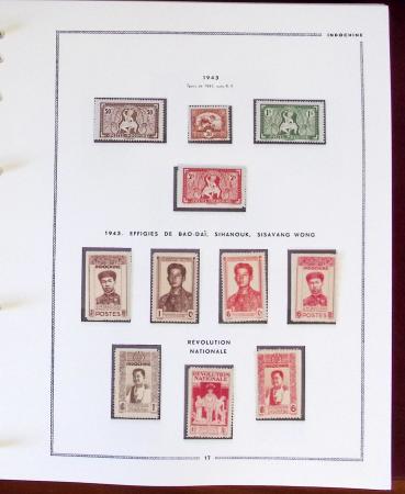 1859-2016, Très solide collection d'INDOCHINE, bureaux