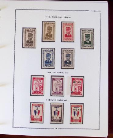 1859-2016, Très solide collection d'INDOCHINE, bureaux