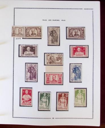 1859-2016, Très solide collection d'INDOCHINE, bureaux