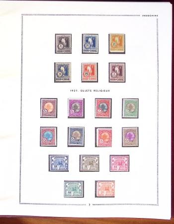 1859-2016, Très solide collection d'INDOCHINE, bureaux