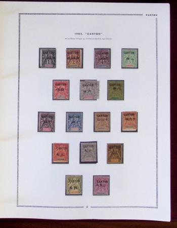 1859-2016, Très solide collection d'INDOCHINE, bureaux