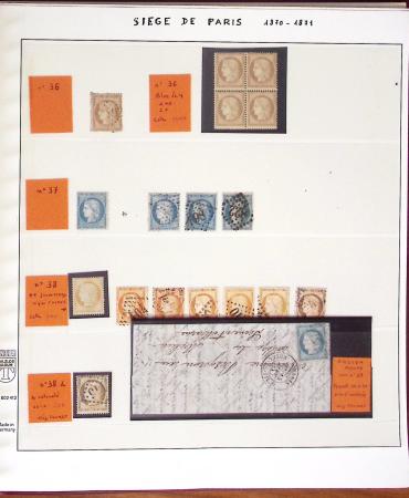 1849-1925, Collection en deux albums, un Lindner de
