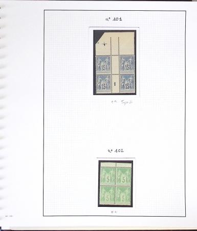 1849-1925, Collection en deux albums, un Lindner de