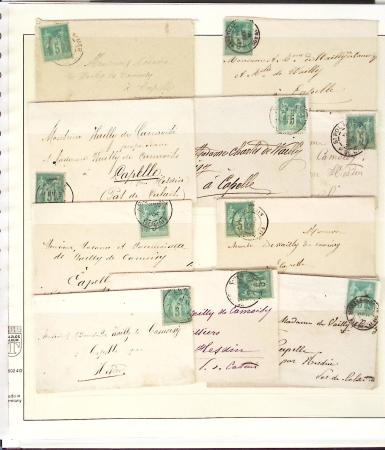 1849-1925, Collection en deux albums, un Lindner de