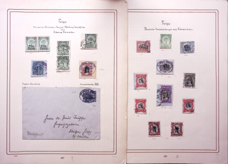 1902-14 Collection on five exhibition pages with stamps