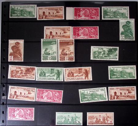 1939-1954, Séries coloniales Caillé, Exposition Internationale