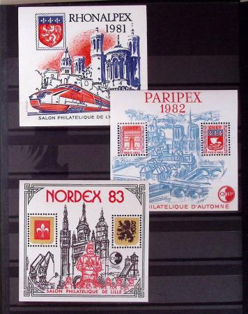 Blocs C.N.E.P., complets de 1980 à 2002 (y compris