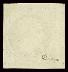N°9d 10c brun foncé avec superbe voisin, obl. PC,