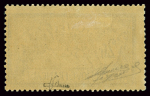N°122 2f violet et jaune, neuf avec trace de charnière,