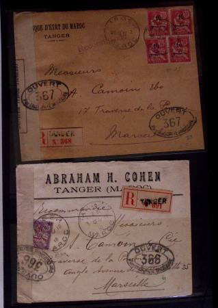 Classeur bleu de lettres d'Alsace-Lorraine et d'Allemagne