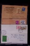 Classeur bleu : lettres de GREVE dont 1953 (Orléans