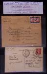 Classeur bleu : lettres de GREVE dont 1953 (Orléans
