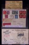 Classeur bleu : lettres de GREVE dont 1953 (Orléans