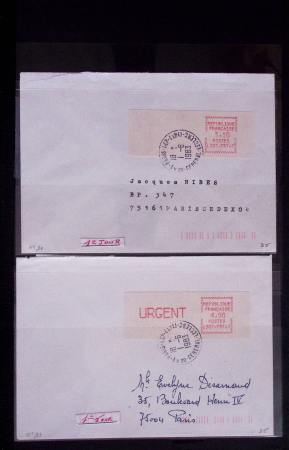 Classeur bleu : lettres de GREVE dont 1953 (Orléans