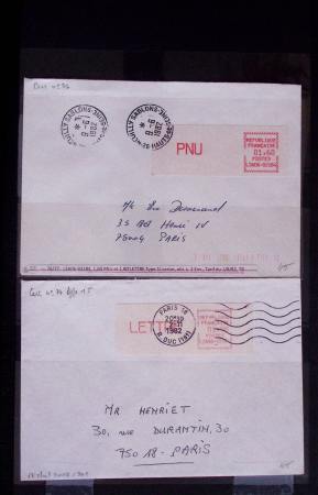 Classeur bleu : lettres de GREVE dont 1953 (Orléans