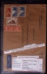 Classeur bleu : lettres de GREVE dont 1953 (Orléans
