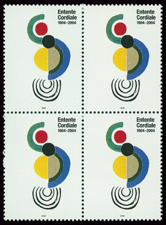 N°3657a 0.50€ Entente Cordiale, variété sans la valeur