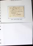 Album noir de 67 plis de Lorient (1749 - 1901) : marques postales, lettres classqiues dont AFF composés, type Sage