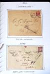 13 lettres de la poche de Lorient dont griffe "acheminable" et 2 messages Croix-Rouge