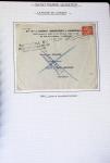 13 lettres de la poche de Lorient dont griffe "acheminable" et 2 messages Croix-Rouge