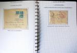 13 lettres de la poche de Lorient dont griffe "acheminable" et 2 messages Croix-Rouge