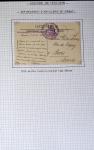 Album noir de 64 marques 1914 - 1918 de Lorient dont cachets d'hôpitaux