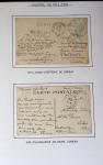Album noir de 64 marques 1914 - 1918 de Lorient dont cachets d'hôpitaux