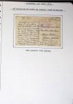 Album de 81 plis de la guerre 1939 - 1945 dans le Morbihan dont une lettre de Vannes avec recommandation d'office pour le Maréchal Pétain, 9 hopitaux, ecole pilotage 21 de Vannes repliée ensuite à Bruges (Basses-Pyrénées