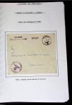 Album de 81 plis de la guerre 1939 - 1945 dans le Morbihan dont une lettre de Vannes avec recommandation d'office pour le Maréchal Pétain, 9 hopitaux, ecole pilotage 21 de Vannes repliée ensuite à Bruges (Basses-Pyrénées