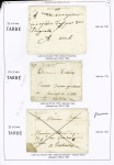 19 lettres de Tarbes dont L2 (ind 16), L3 (ind 18), L6 (ind 12), L8 (ind 14) - "P 63 P Tarbes" (28x9mm - 1813) + "franc" manuscrit - deb 63 Tarbes (1821 - B/TB - ind 17) et 5 franchises diverses dont "Evéché de Tarbes" (