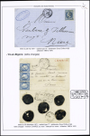 Vic en Bigorre : 11 lettres dont MP "P 63 P Vic-Bigorre" (1808 - ind 14) et n°60 en bande de 3 OBL GC 4183 + T17 "Vic en Bigorre" (30 dec 71) sur lettre chargée avec descriptif au verso. TB