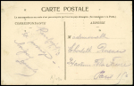 N°137 avec rare OBL mécanique Chambon "Roubaix Nord" (1913) sur carte postale. TB